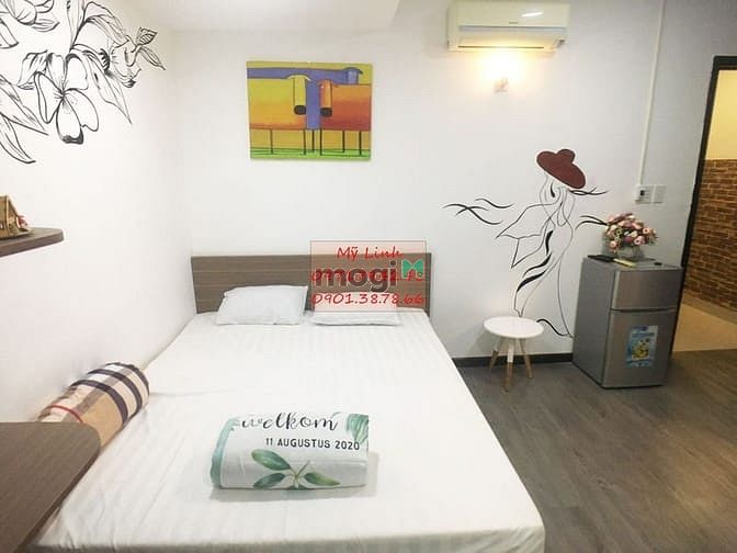 Hình ảnh Cho thuê nhà có 9 phòng, mới 100%, đầy đủ nội thất, khóa thẻ từ