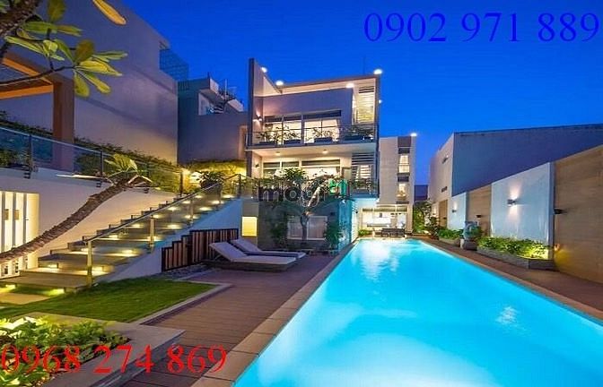 Hình ảnh cho thuê biệt thự 210m2 hồ bơi sân vườn