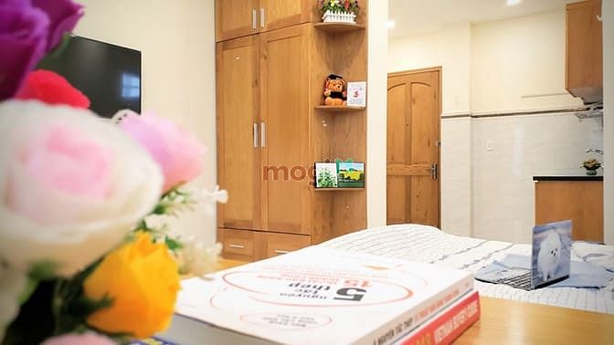 Hình ảnh Mb6623 nạp rút nhanh chóng Studio full nội thất Quận 3, cửa sổ ban công thoáng mát