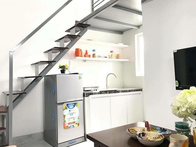 Hình ảnh Chung cư mini mới xây có gác full nội thất gần quận 4, cầu Tân Thuận