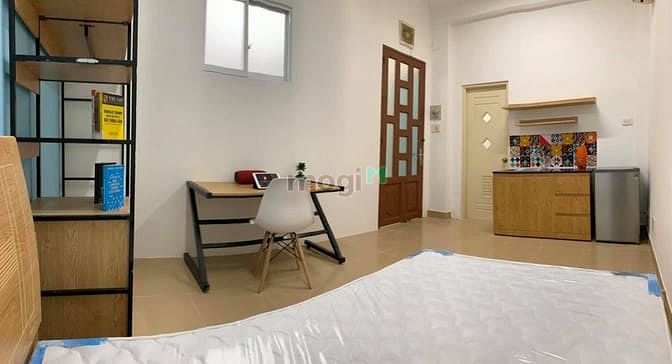 Hình ảnh Căn họ studio full nt, phòng đẹp mới 100%, Phan Chu Trinh, p12, BT