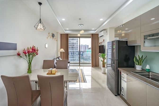Hình ảnh Cho thuê CH chung cư Millennium 2PN, full nội thất, 23tr bao PQL