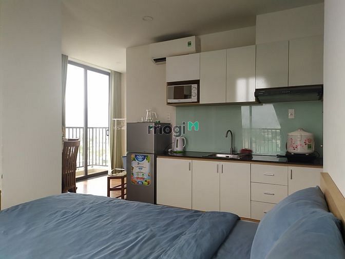 Hình ảnh Cho thuê CH studio tầng 9,có ban công thoáng mát,30 m2 giá chỉ 7 tr/th