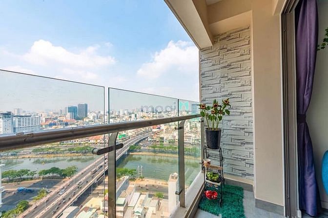 Hình ảnh Cho thuê chung cư Millennium 2PN, tầng cao, block B, đầy đủ nội thất
