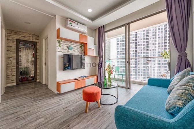Hình ảnh Cho thuê chung cư Millennium 2PN, tầng cao, block B, đầy đủ nội thất