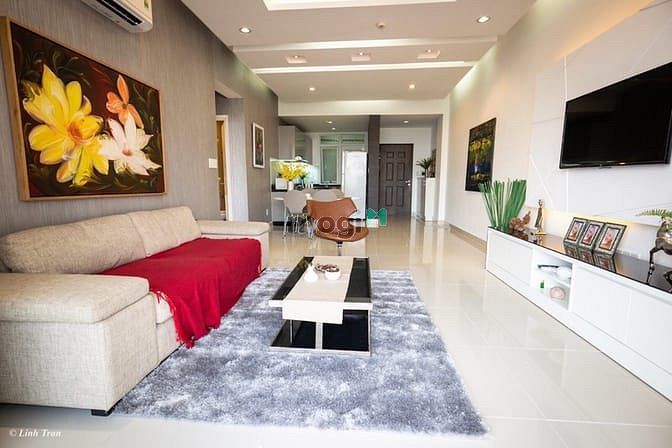 Hình ảnh Cho thuê CC Mỹ Khánh, DT 120m2. 3PN, 2WC nhà mới, full nội thất