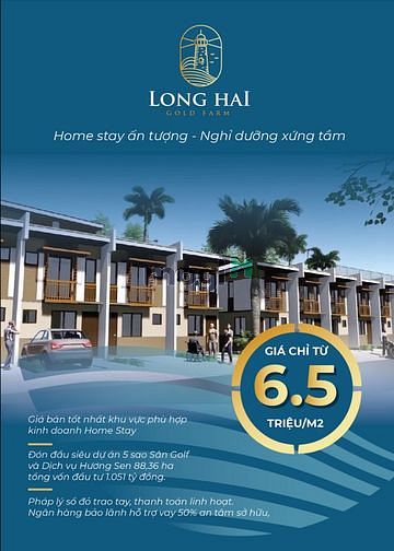 Hình ảnh Long Hải Gold Farm - dự án đất nền mang phong cách Địa Trung Hải, BRVT