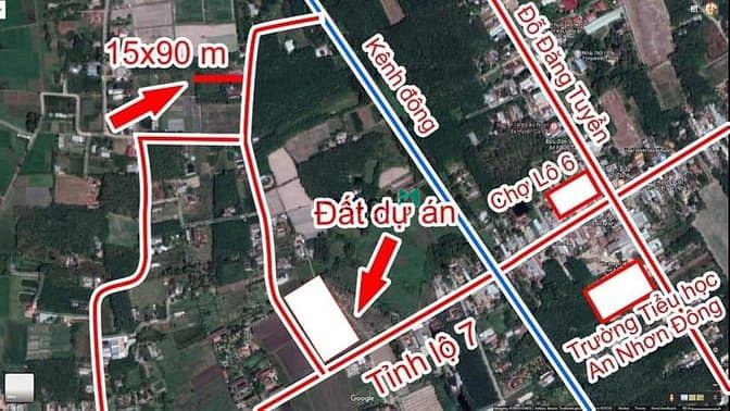 Hình ảnh Cần bán đất 1/ Tỉnh Lộ 7 - xã An Nhơn Tây - Củ Chi