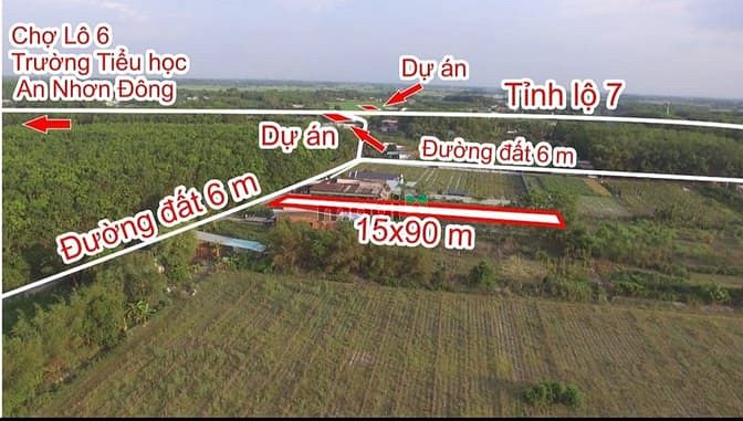 Hình ảnh Cần bán đất 1/ Tỉnh Lộ 7 - xã An Nhơn Tây - Củ Chi