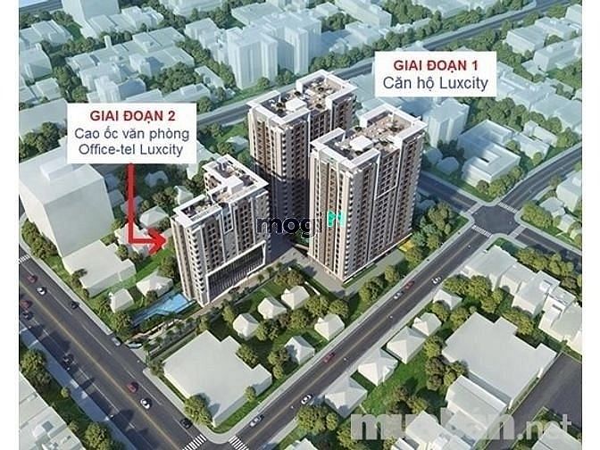 Hình ảnh Văn phòng LUXCITY  đường Huỳnh Tấn Phát Q7, dt từ 107m2 giá 17tr/tháng