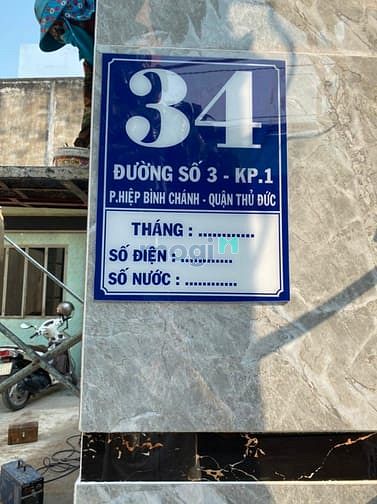 Hình ảnh Bán lô đất số 34 đường 3 Hiệp Bình Chánh Thủ Đức 6x15 7ty