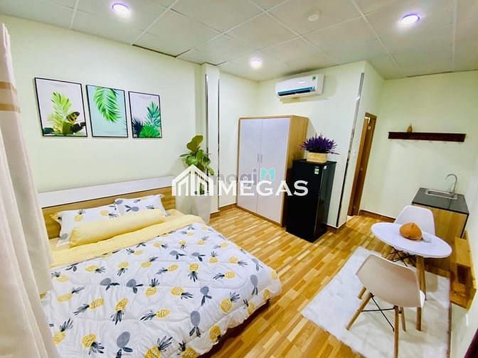 Hình ảnh Cho thuê CHDV Studio/ 1 Pn riêng có BAN CÔNG và CỬA SỔ LỚN, Full nt