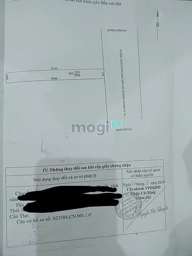 Hình ảnh Bán 250m2 đất thổ cư 100% mặt tiền đg Huỳnh Thị Nở, Thường Thạnh. CT