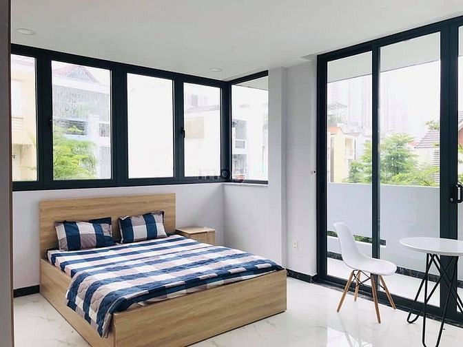 Hình ảnh Studio phong cách trang nhã tiện nghi ở Bình Thạnh, full nội thất.
