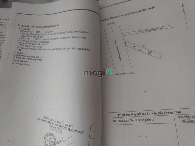 Hình ảnh Bán nền đường Huỳnh Thị Nở P. Thường Thạnh, Q. Cái Răng, Tp Cần Thơ