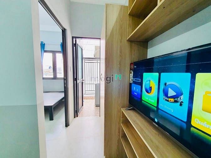 Hình ảnh Mb6623 nạp rút nhanh chóng 1 phòng ngủ, studio mới xây có ban công, cửa sổ full nội thất