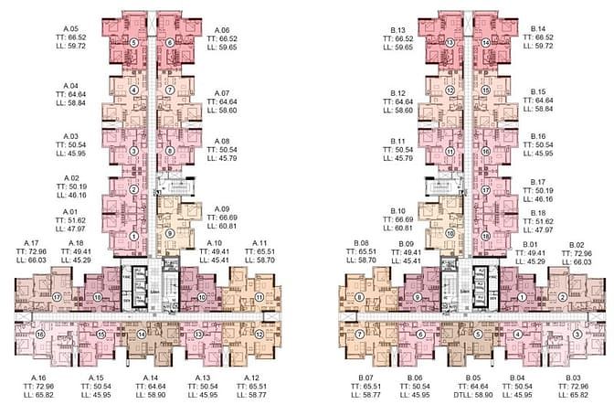Hình ảnh Mb6623 nạp rút nhanh chóng Conic Riverside, DT 73m2 2PN 2WC căn góc view đẹp, giá 2.1 tỷ