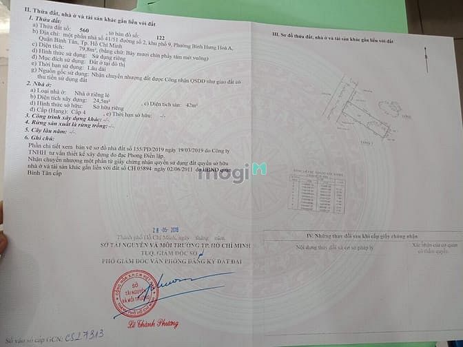 Hình ảnh C/c  cần bán gấp lô đất hẻm nội bộ đường gò xoài  hẻm trước 6m, 80m2
