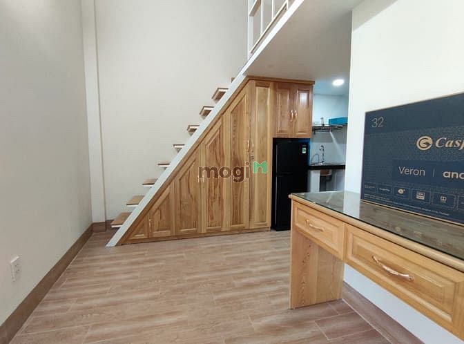 Hình ảnh Căn Hộ Duplex Vintage Đồ Gỗ - Y hinh 100% - gần CV Lê Thị Riêng TB