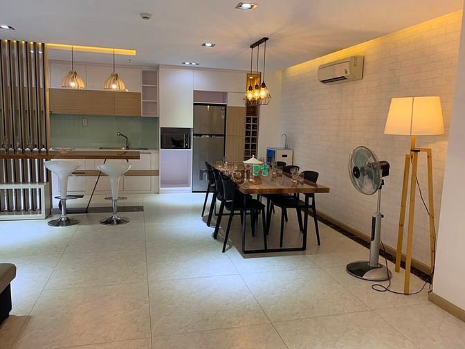 Hình ảnh Bán chung cư Green Valley, 94 m2, căn góc sân vườn, đầy đủ nội thất.