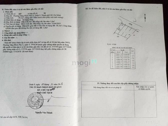 Hình ảnh Bán đất mặt tiền hẻm 14 làng tăng phú , Quận 9 ( hướng đông bắc )