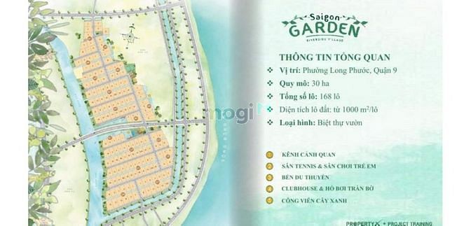 Hình ảnh Đất biệt thự khu compoud cao cấp dt 1500m2 giá 17tr/m2