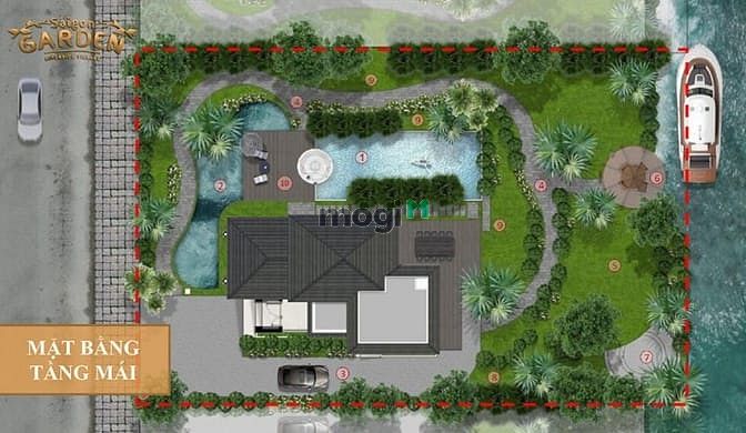 Hình ảnh Đất biệt thự khu compoud cao cấp dt 1500m2 giá 17tr/m2