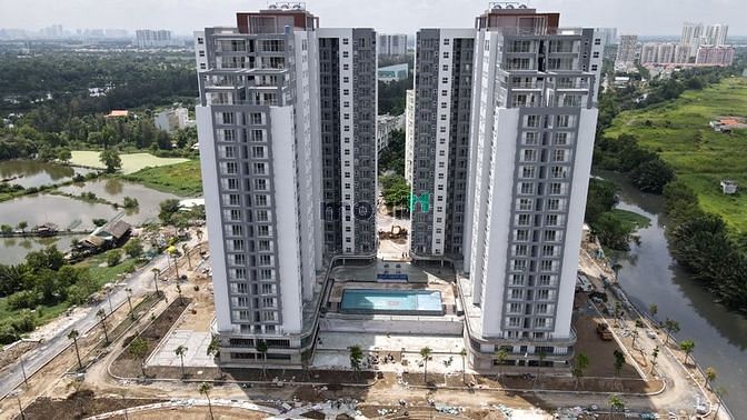 Hình ảnh Mb6623 nạp rút nhanh chóng Conic Riverside Q.8. DT: 65,5m2 2PN căn góc giá 1.82 tỷ.