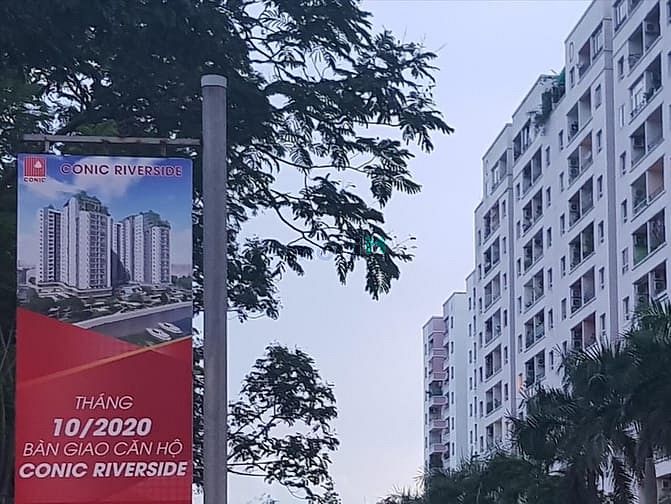 Hình ảnh Mb6623 nạp rút nhanh chóng Conic Riverside Q.8. DT: 65,5m2 2PN căn góc giá 1.82 tỷ.