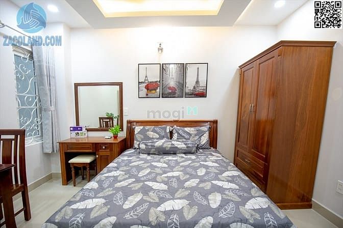 Hình ảnh Phòng cho thuê CMT8 full nội thất có bếp, BẢO VỆ 24/24 AN NINH SẠCH SẼ
