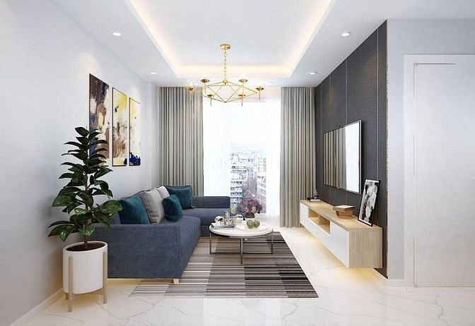 Hình ảnh Cho thuê CH Happy Valley PMH Q7. DT: 115m2, 3PN, 2WC, NT đẹp, lầu 8 .