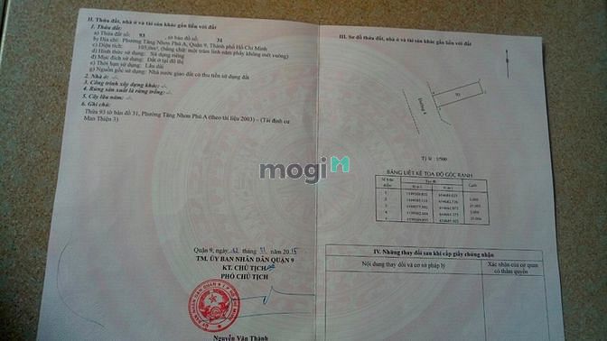 Hình ảnh Bán đất khu tái định cư đường 494 lê văn việt , quân 9