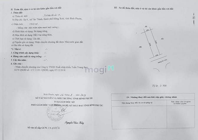 Hình ảnh Thanh lý 8 lô đất Tp.Đồng xoài, DT: 150m2, TC100%, SHR, giá 625 triệu.