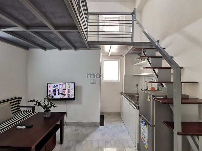 Hình ảnh Mb6623 nạp rút nhanh chóng Mini gác cao, full nội thất, máy giặt riêng, sát vách Q4🏨🌈