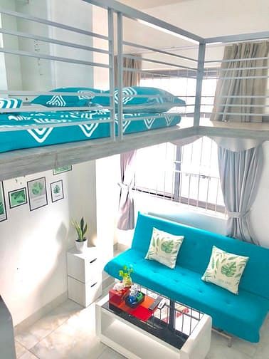 Hình ảnh Mb6623 nạp rút nhanh chóng Mini gác cao, full nội thất, máy giặt riêng, sát vách Q4🏨🌈