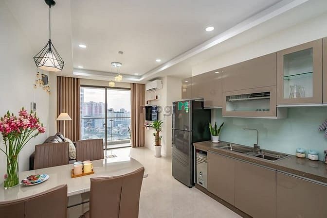 Hình ảnh Cho thuê chung cư Millennium - Q4, DT 65m2, 2PN, full NT, 15,5 triệu