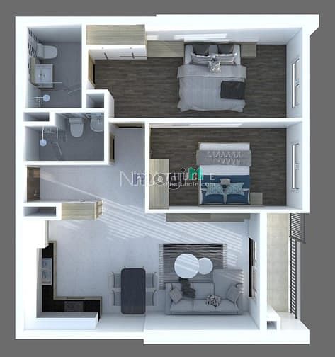 Hình ảnh ✔ Cho thuê CHCC TOPAZ CITY 76m 2pn 2wc - Nội thất đầy đủ