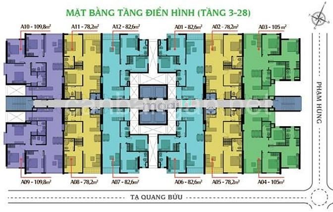 Hình ảnh ✔ Cho thuê CHCC GIAI VIỆT 82m 2pn 2wc - Nội thất cơ bản