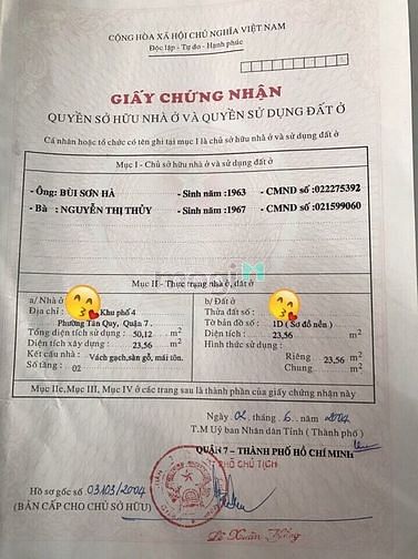 Hình ảnh Bán nhà Mai Văn Vĩnh – 1.75 tỷ