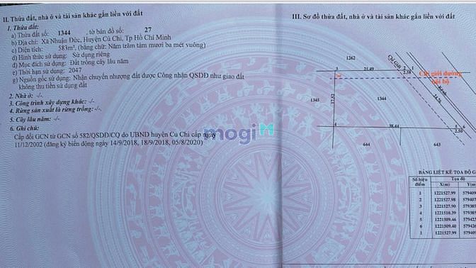 Hình ảnh Sáng Cọc Chiều Công Chứng.Đất Vườn 583m2 Giá 660Triệu