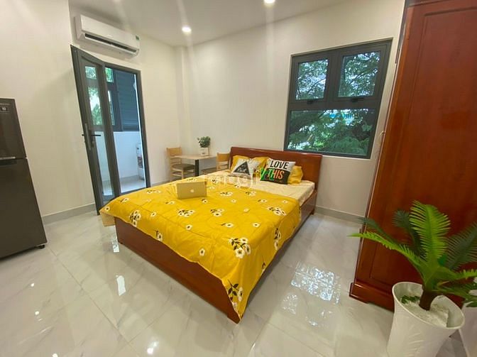 Hình ảnh Cho Thuê Studio Quận Tân Bình, Ngay Sân Bay TSN, Thoáng Mát, Full NT