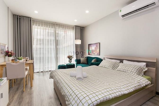 Hình ảnh Cho thuê 1PN chung cư Millennium 45m2, giá 11 tr/ th, full nội thất