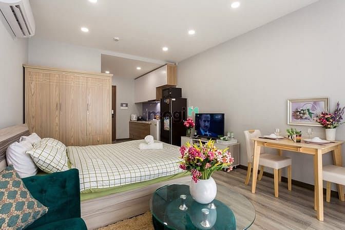 Hình ảnh Cho thuê 1PN chung cư Millennium 45m2, giá 11 tr/ th, full nội thất