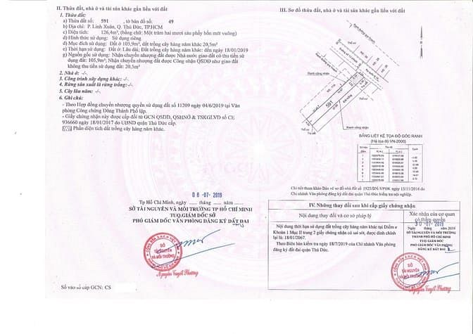 Hình ảnh Bán đất mặt tiền đường 13 Linh Xuân , Thủ Đức ( ngang 8x27m =260m )