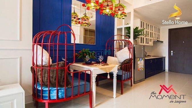 Hình ảnh Cần cho thuê officetel River Gate quận 4 nhà full nội thất 35m2 , 9tr