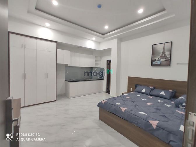 Hình ảnh Căn Hộ dịch vụ Nơ Trang Long full nội thất lung linh như hình