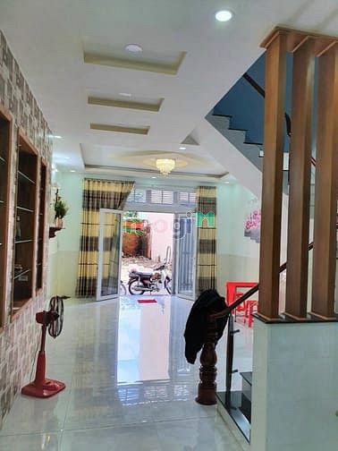 Hình ảnh Nhà quận Bình Tân 5x12, 1T2LST, 4PN+4WC, full nội thất có máy lạnh