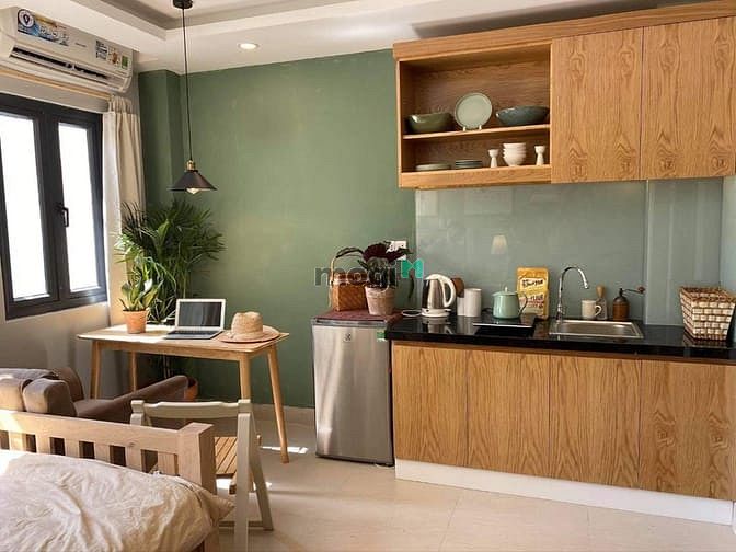 Hình ảnh Studio 40m2 full nội thất giá 6tr ở Tân Bình - xách vali vào ở liền