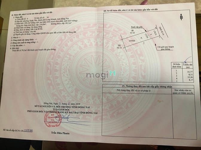Hình ảnh Bán Mặt Tiền Quốc Lộ 1A Trung Tâm Thành Phố Long Khánh