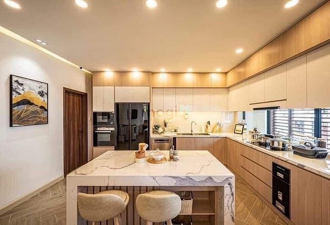 Hình ảnh Biệt thự siêu đẹp, thang máy, gara oto, tặng nội thất làng báo chí Q.2